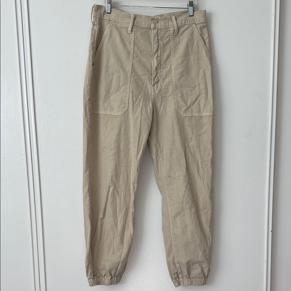 Mother 32 The Wrapper Patch Springy Ankle Joggers… - image 4